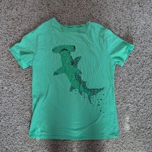 Cat & Jack Green Shark Graphic Tee